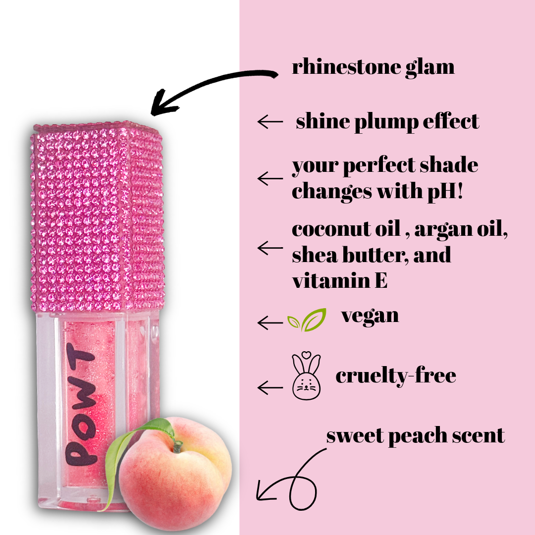 PRE SALE - Pink Peach Color Change Plumping Lip Oil